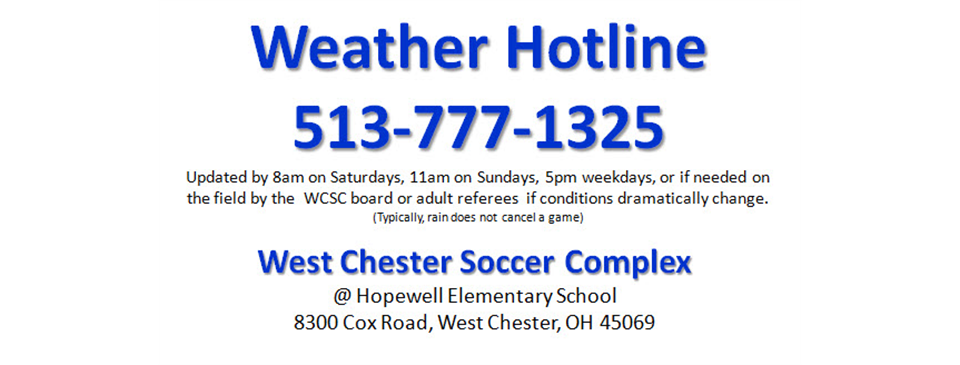 Weather Hotline 513-777-1325