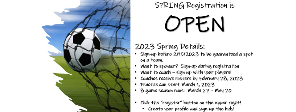 Registration is OPEN for Spring 2023