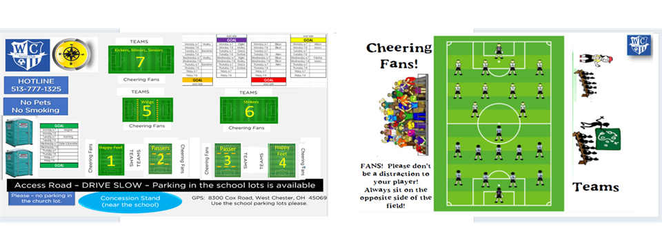 Fall Map & Cheering Fans