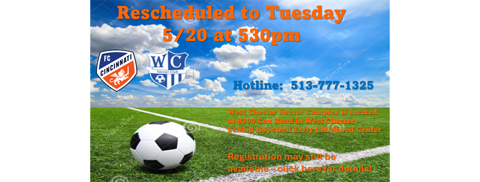 Rescheduled to May 20 - FCC Night