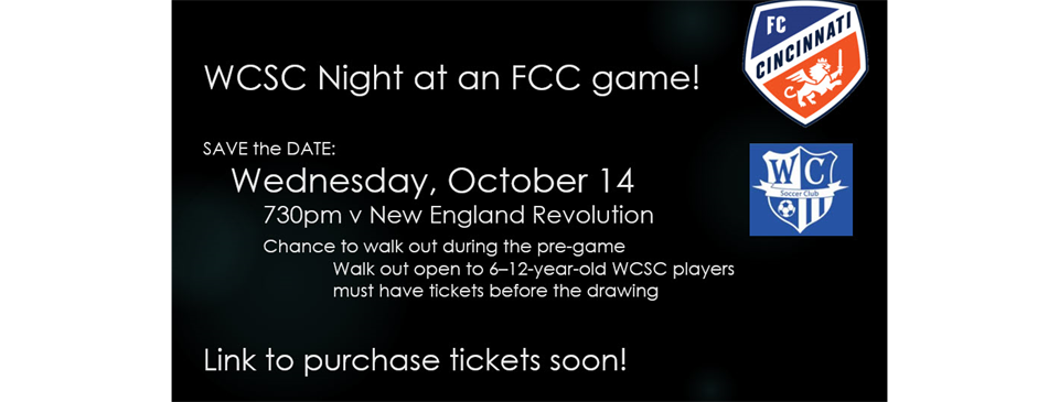 WCSC at TQL with pre-game opportunity!