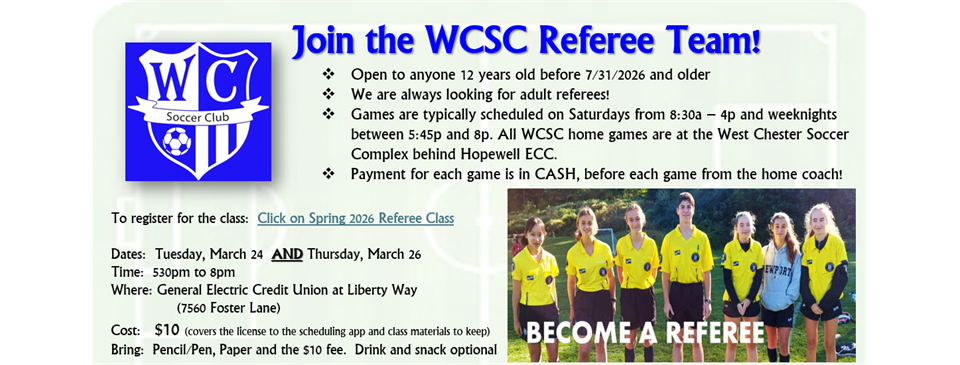 2026 Spring Referee Class